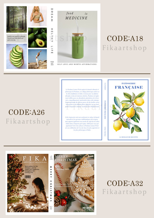 Code: A32 / Code: A26 / Code: A18